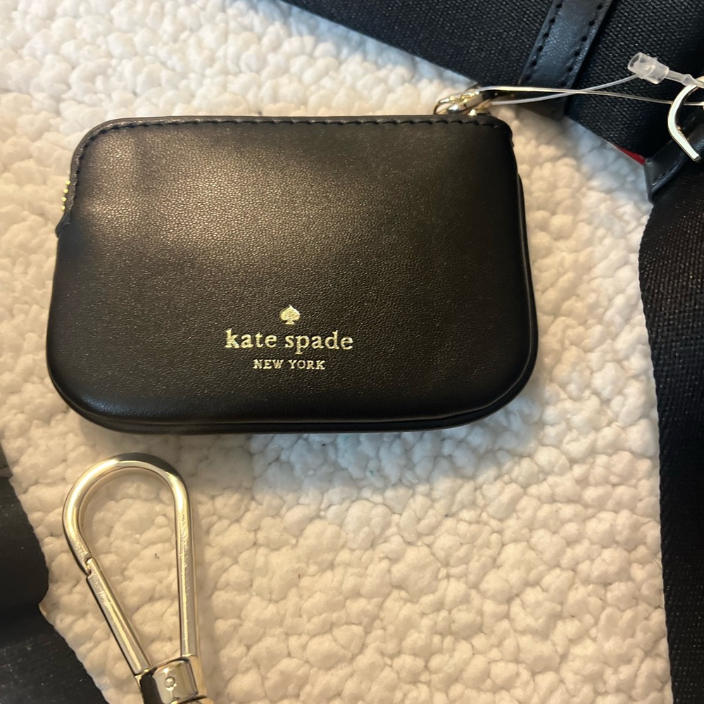 Authentic Kate Spade Black and Cream Floral Crossbody Bag - Picture 15 of 16